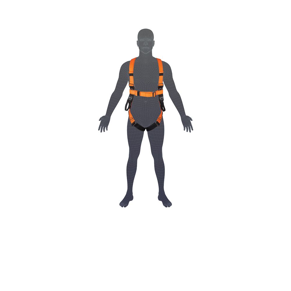 Essential Harness Stainless Steel - Maxi (XL-2XL) — Height Safety | GRS Safety Perth