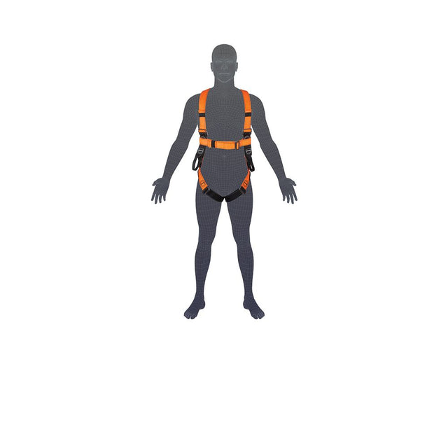 Essential Harness Stainless Steel - Maxi (XL-2XL) — Height Safety | GRS Safety Perth
