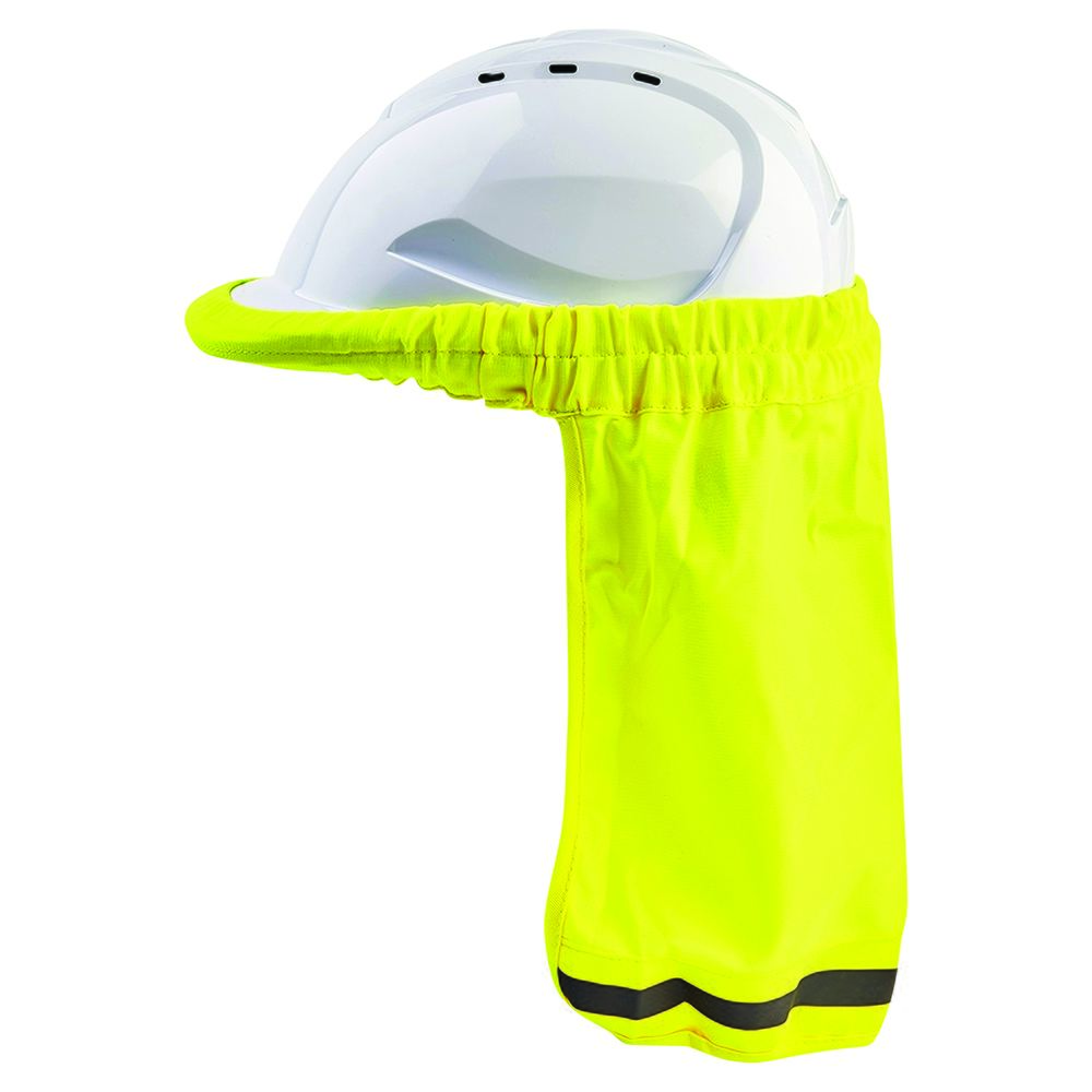 Hard Hat Neck Sun Shade Fluro Yellow — Head Protection | GRS Safety Perth