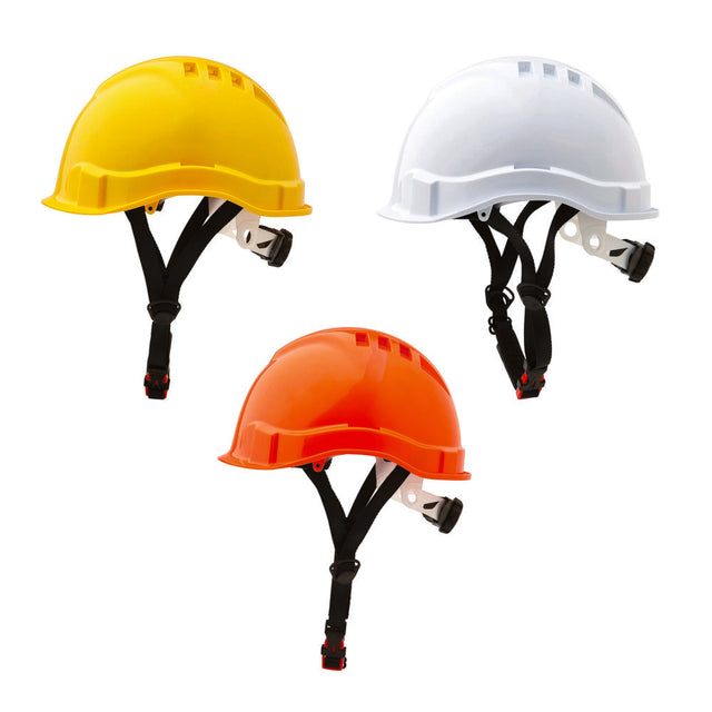 V6 Hard Hat Vented Micro Peak Ratchet Harness Linesman — Head Protection | GRS Safety Perth