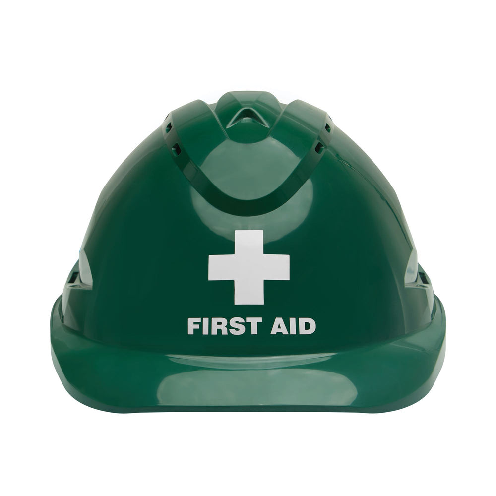 V9 Hard Hat complete with First Aid Logo — Head Protection | GRS Safety Perth
