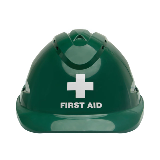 V9 Hard Hat complete with First Aid Logo — Head Protection | GRS Safety Perth