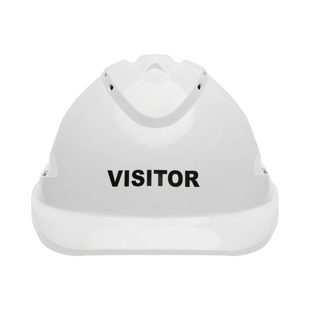 V9 Hard Hat complete with Visitor Logo — Head Protection | GRS Safety Perth