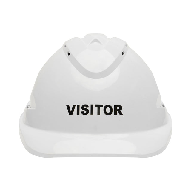 V9 Hard Hat complete with Visitor Logo — Head Protection | GRS Safety Perth