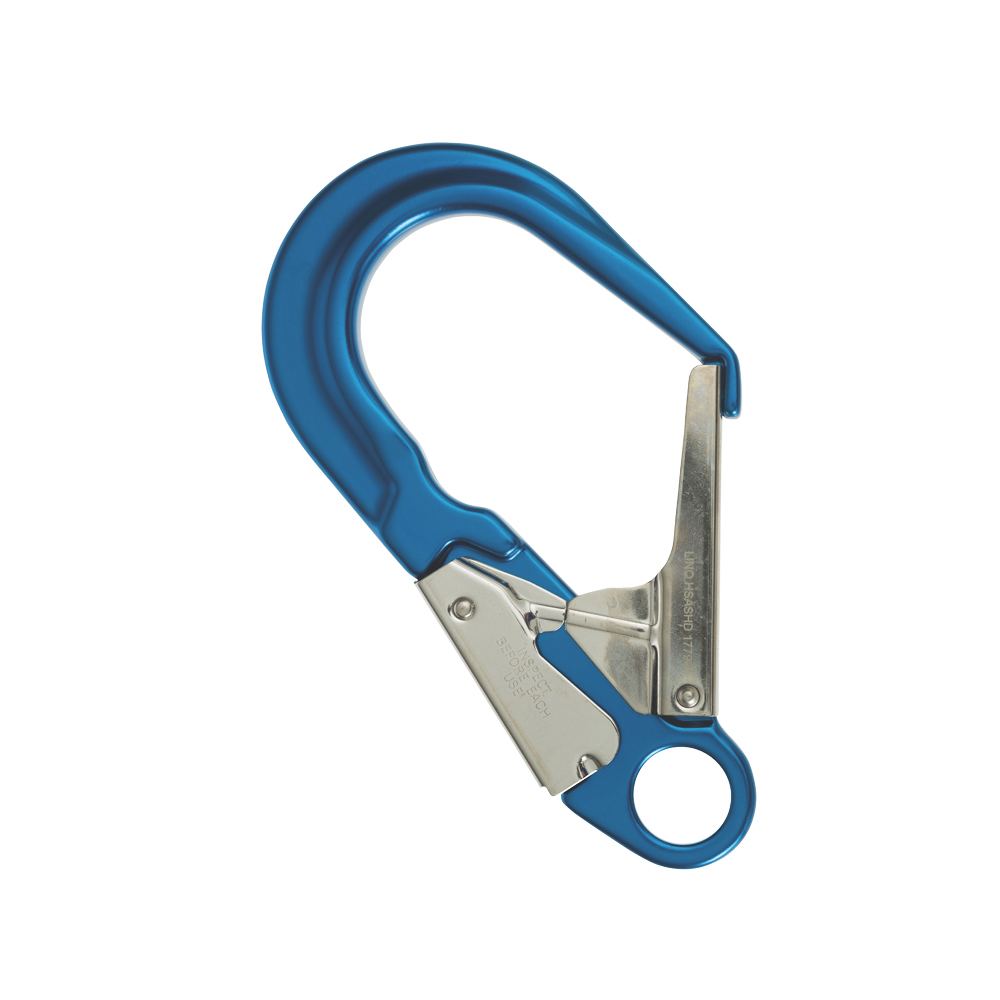 Double Action Scaff Hook 60mm Opening Aluminium — Height Safety | GRS Safety Perth