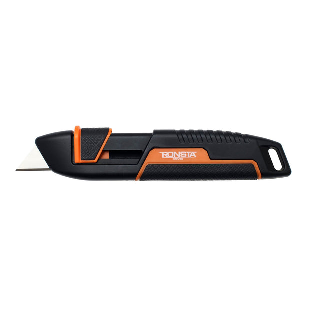 Ronsta Auto-Retractable Safety Knife Heavy Duty Metal Body — Site Safety | GRS Safety Perth