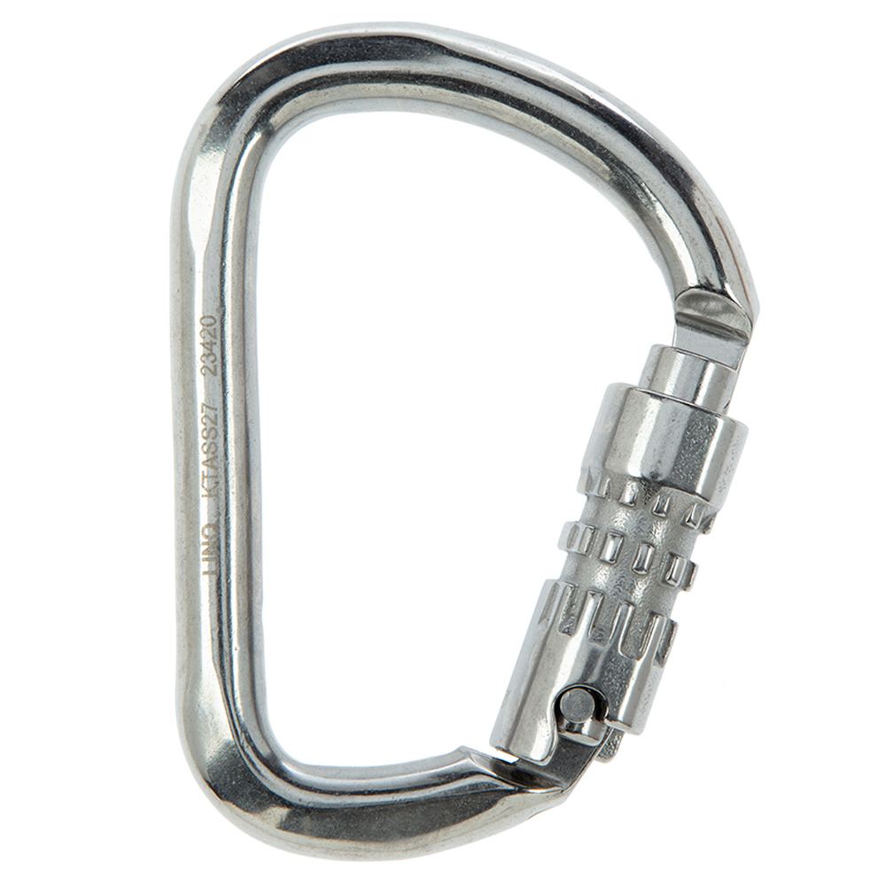 Karabiner - Triple Action Stainless Steel 27mm — Height Safety | GRS Safety Perth