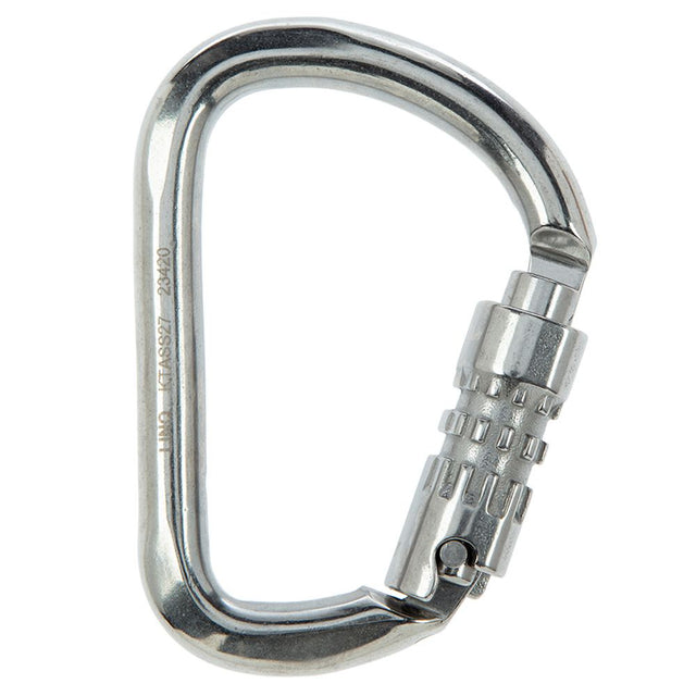Karabiner - Triple Action Stainless Steel 27mm — Height Safety | GRS Safety Perth