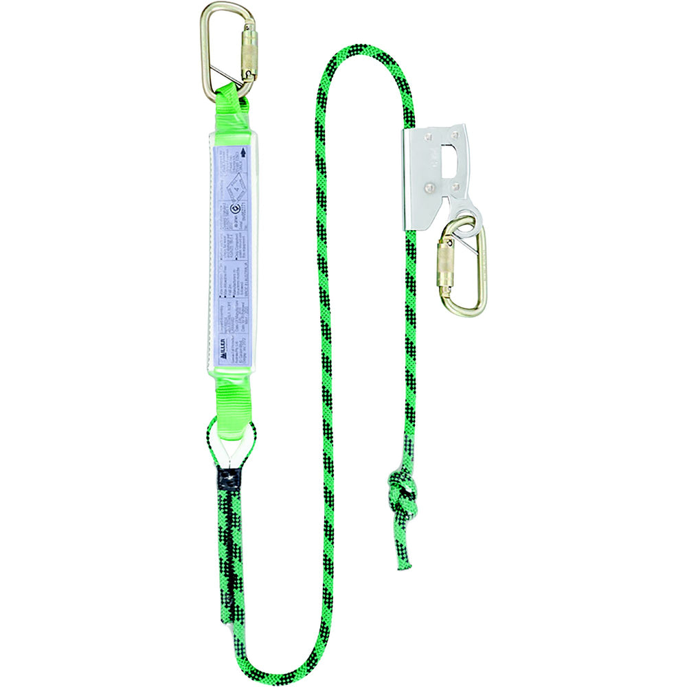 2M Single Adjustable Kernmantle Rope Lanyard w/TAKs — Height Safety | GRS Safety Perth