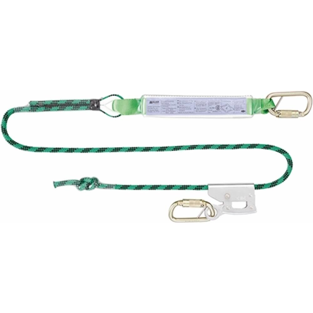 5M Single Adjustable Kernmantle Rope Lanyard w/TAKs — Height Safety | GRS Safety Perth