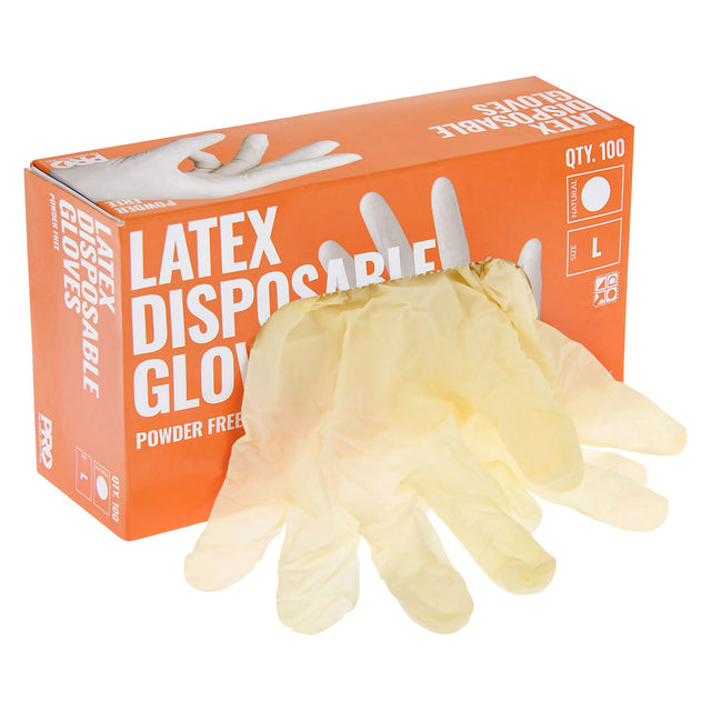 Disposable Latex Powder Free Gloves — Hand Protection | GRS Safety Perth