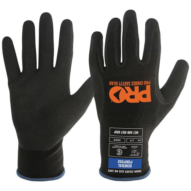 Assassin Nitrile Grip Glove Black — Hand Protection | GRS Safety Perth