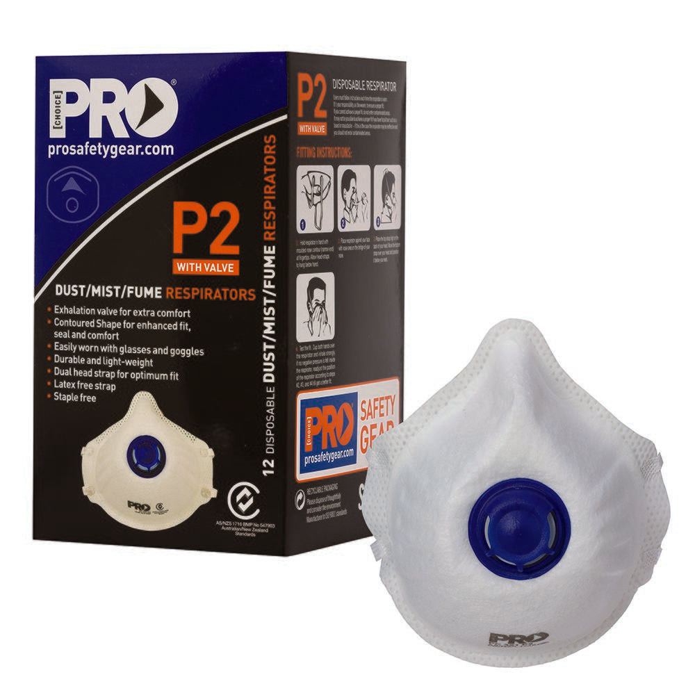 Dust Masks P2+Valve — Respiratory | GRS Safety Perth