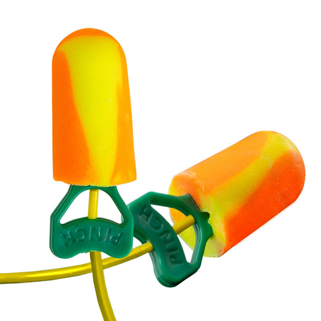 Pinch Fit™ BioSoft™ Earplugs Class 5 Corded (100 Pairs) — Hearing | GRS Safety Perth