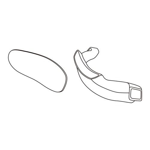 Vanguard G4 PAPR Helmet Sweatbands - Front and Back | GRS Safety Perth