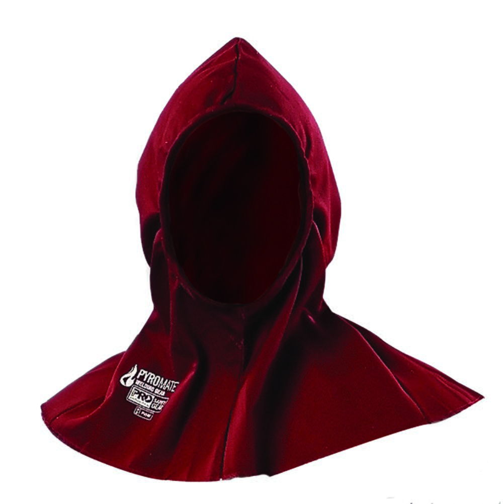 Pyromate Welders Hood Maroon — Hi-Vis Workwear | GRS Safety Perth