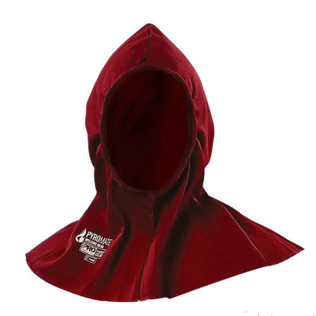 Pyromate Welders Hood Maroon — Hi-Vis Workwear | GRS Safety Perth