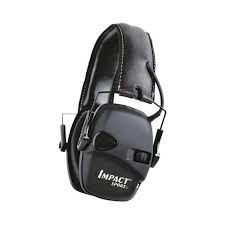 Earmuff Impact Sport Black Clam — Hearing | GRS Safety Perth