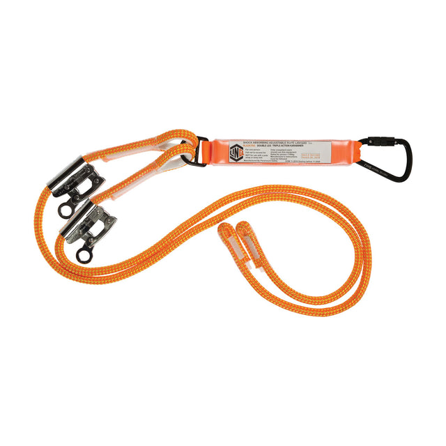 Double Adjustable Rope Lanyard With KT & RG X2 — Height Safety | GRS Safety Perth