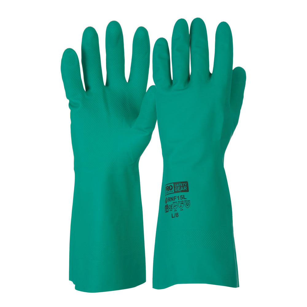 Green Nitrile Gloves — Hand Protection | GRS Safety Perth