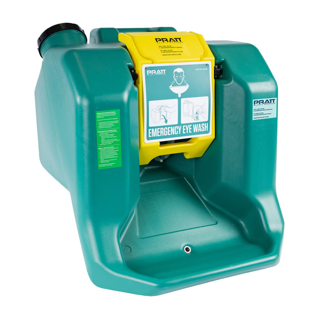 Portable Gravity Fed Eye Wash Unit. 55L — Site Safety | GRS Safety Perth