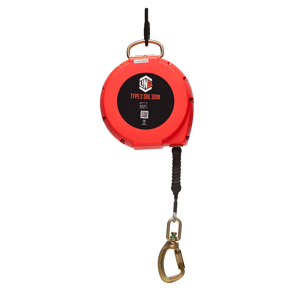 Self-Retracting 30m Wire Rope Loq-Bloq — Height Safety | GRS Safety Perth