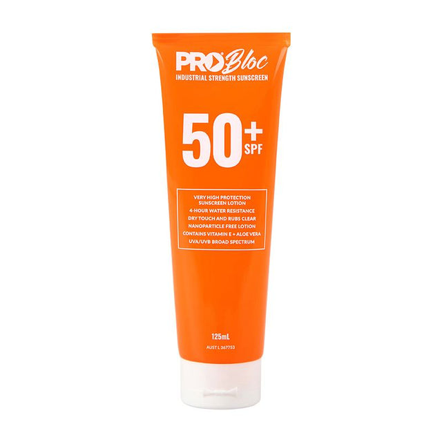 Probloc SPF 50 + Sunscreen 125ML Squeeze Bottle — Sun & Hydration | GRS Safety Perth