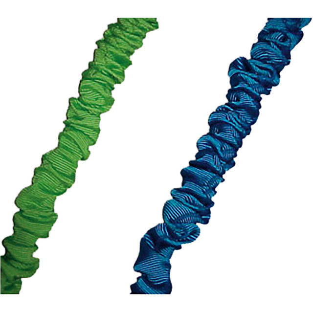 2M Stretchable Lanyard w/compact energy absorber & 19mm hooks each end — Height Safety | GRS Safety Perth