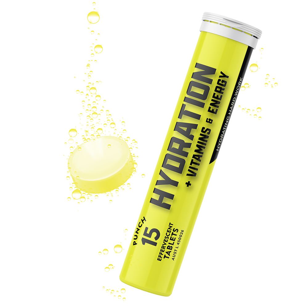 Effervescent Tablets - Hydration + Vitamins & Energy Punch — Sun & Hydration | GRS Safety Perth