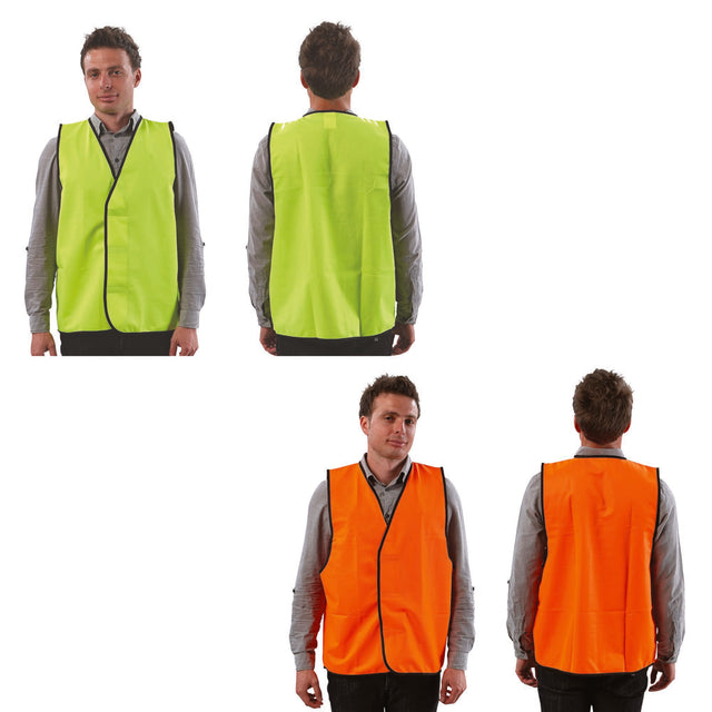 Fluro Safety Vest: Day Use — Hi-Vis Workwear | GRS Safety Perth