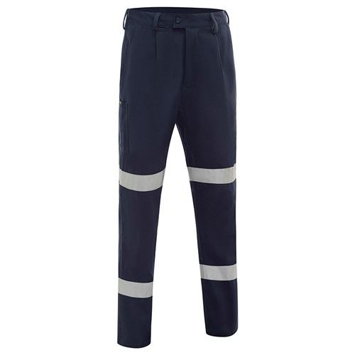 Workit Cotton Drill Regular Weight Biomotion Taped Work Pants — Hi-Vis Workwear | GRS Safety Perth