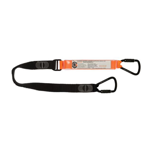 Elite Single Leg Elasticated Lanyard With Hardware KT X2 — Height Safety | GRS Safety Perth