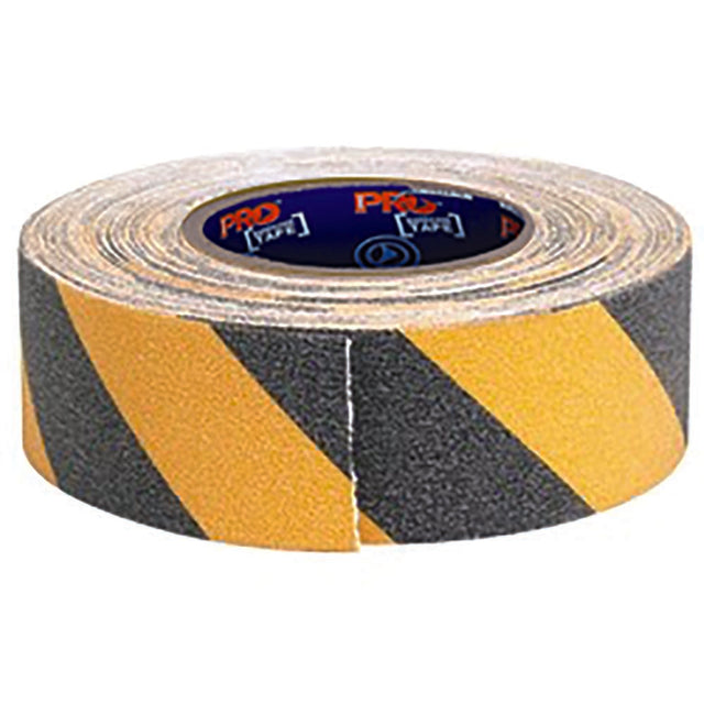 Self Adhesive Non Slip Hazard Tape Yellow & Black. 18M X 50mm — Site Safety | GRS Safety Perth